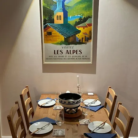Central Flat In Villars Sur Ollon, Gamat, For 4 With Two Double Beds Exterior photo